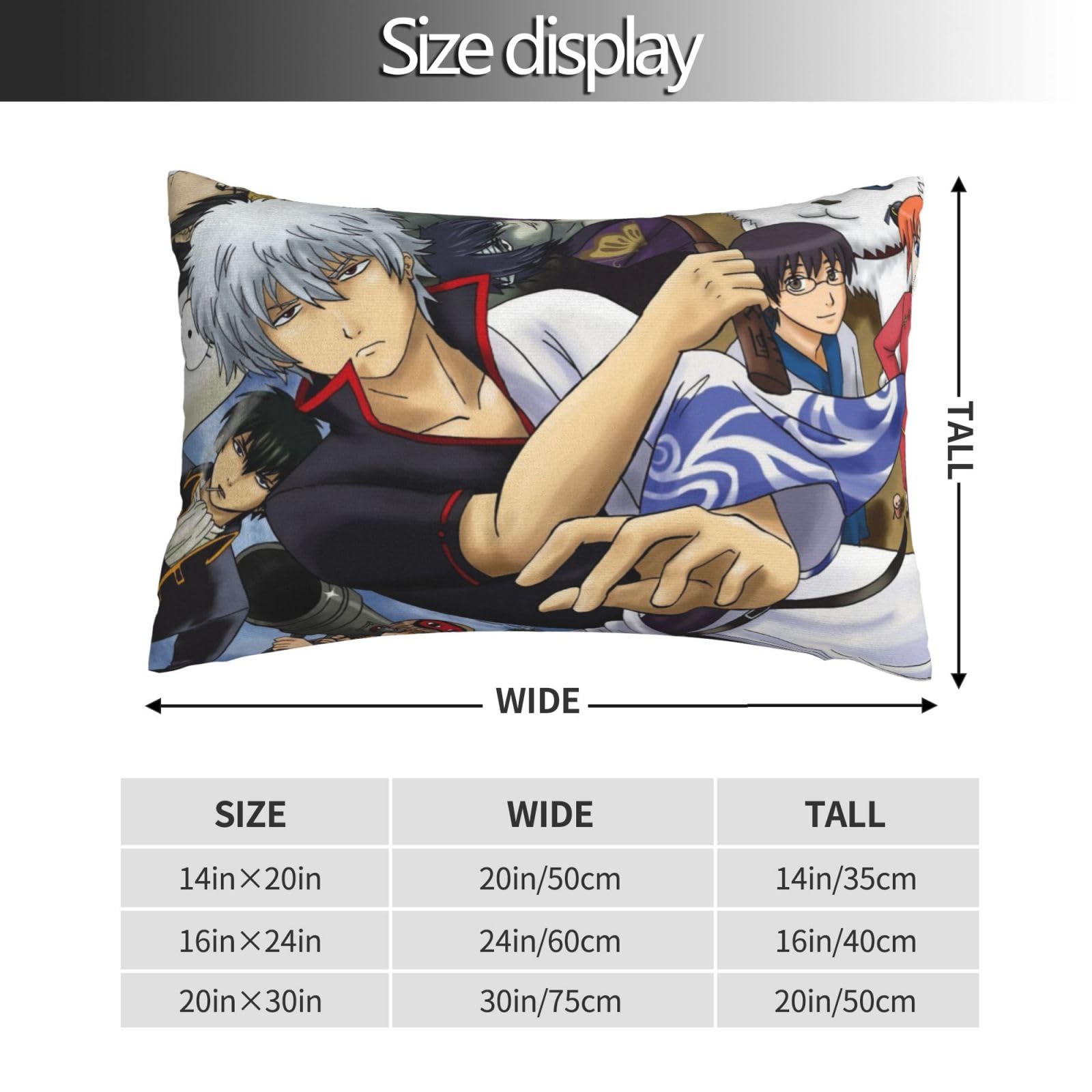 Amazon｜アニメ 銀魂 枕カバー クッションカバー 抱き枕カバー 装飾枕